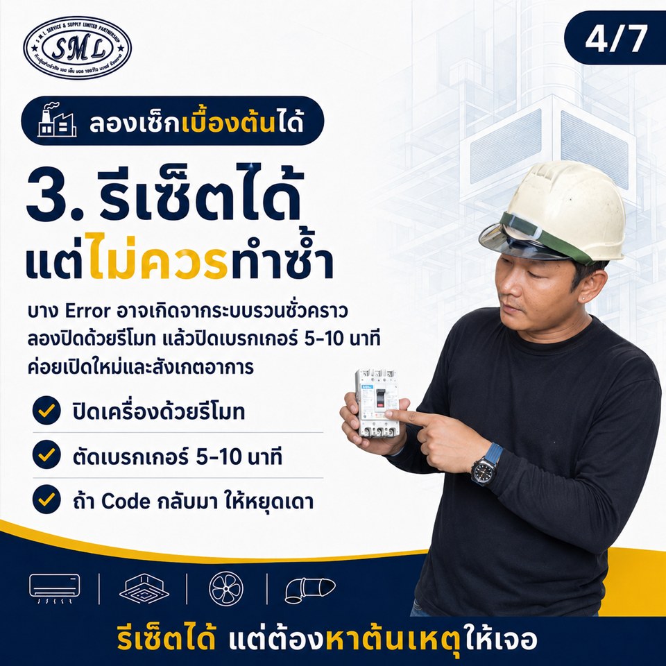 สิ่งสำคัญที่ต้องทำเมื่อพบ Error Code ของคอยล์ร้อน ภาพที่ 4
